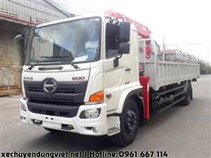 Xe tải HINO FG8JT7A gắn cẩu 5 tấn UNIC model URV555